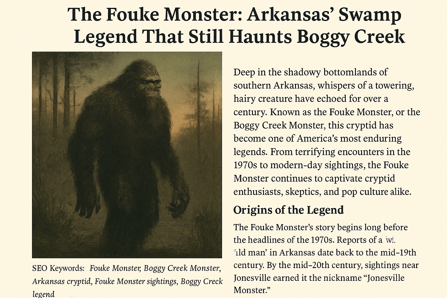 Fouke Monster
